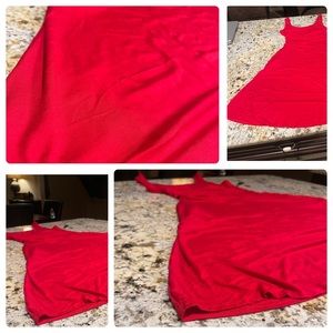 NWT red tank dress